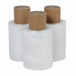 Wikkelfolie IEZZY 100mmx150m 20mu transparant
