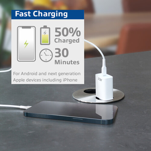 ACT Oplader ACT USB-C 1-poort 20W Power Delivery