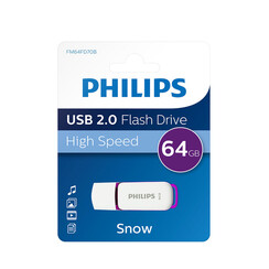 Clé USB Philips Drive Snow 64Go USB 2.0