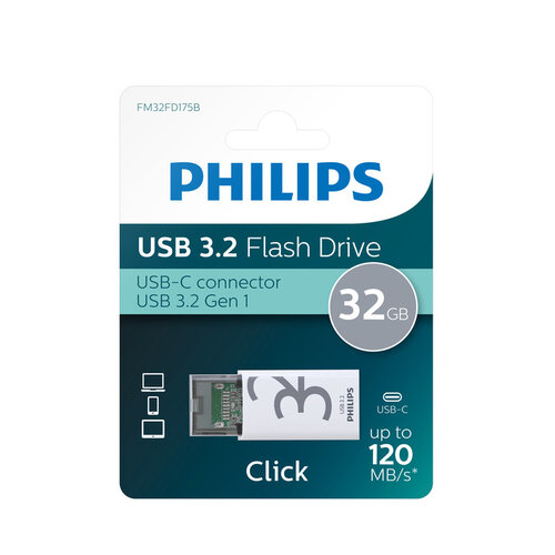 Philips USB Stick Philips Click USB-C 32GB Shadow Grey