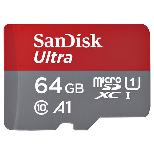 Sandisk Carte mémoire Sandisk MicroSDXC Ultra 64Go (140mb/s C10 - SDA UHS-I)