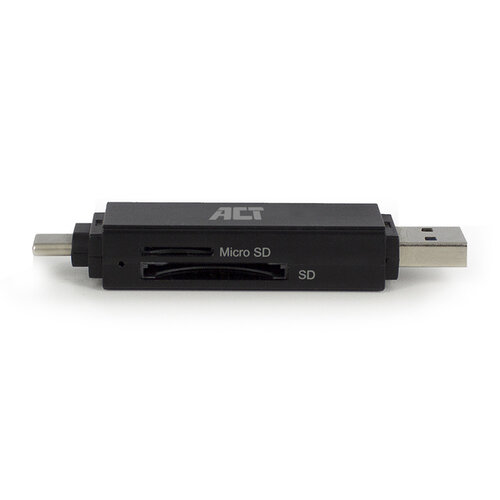 ACT Kaartlezer ACT USB-C/USB-A 3.0