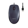 Logitech Muis Logitech USB B100 zwart