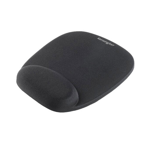 Kensington Muismat Kensington met polsondersteuning foam zwart