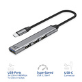 ACT Hub ACT USB-C 3x USB-A 2.0 et 1x USB-A 3.0