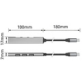 ACT Hub ACT USB-C 3x USB-A 2.0 et 1x USB-A 3.0
