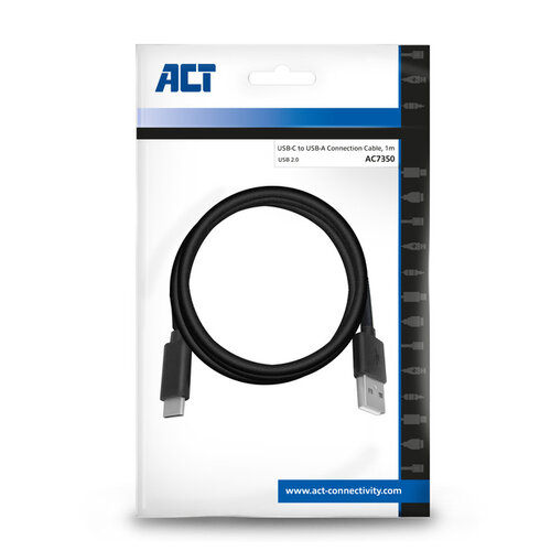 ACT Câble ACT USB 2.0 USB-A vers USB-C 1m