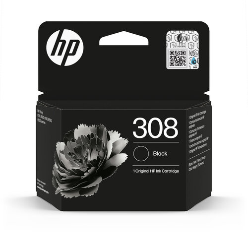 HP Inktcartridge HP 7FP21UE 308 zwart