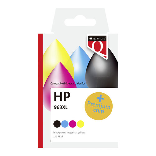 Quantore Inktcartridge Quantore alternatief tbv Hp 912XL 3YL83AE hc geel