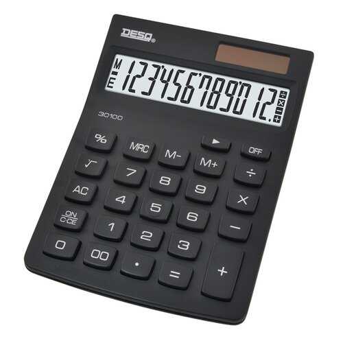 Desq Calculatrice Desq Compact bleu noir