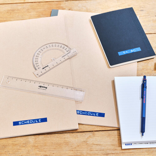Dymo Lettertang Dymo Omega embossing blauw