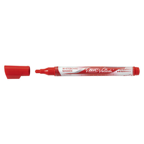 Bic Whiteboardmarker Bic Velleda liquid rond medium rood