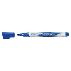 Whiteboardmarker Bic Velleda liquid rond medium blauw