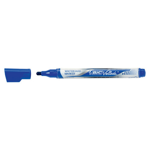Bic Whiteboardmarker Bic Velleda liquid rond medium blauw