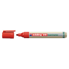 Marqueur tableau blanc edding 28 EcoLine ogive 1.5-3mm rouge