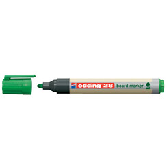 Marqueur tableau blanc edding 28 EcoLine ogive 1.5-3mm vert