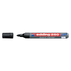 Whiteboardmarker edding 250 rond 1.5-3mm zwart