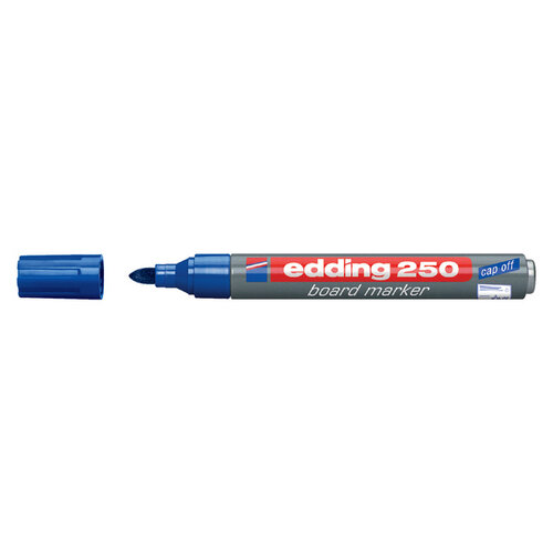 edding Marqueur tableau blanc edding 250 ogive 1,5-3mm bleu