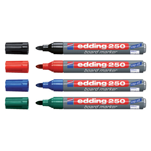 edding Marqueur tableau blanc edding 250 ogive 1,5-3mm bleu