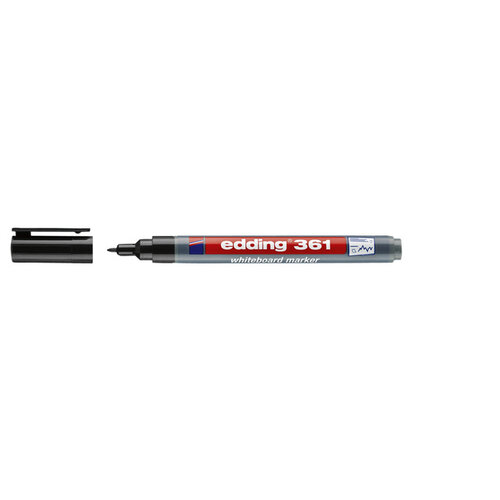 edding Marqueur tableau blanc edding 361 ogive 1mm noir
