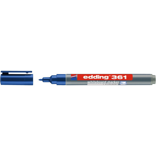 edding Whiteboardmarker edding 361 rond 1mm blauw