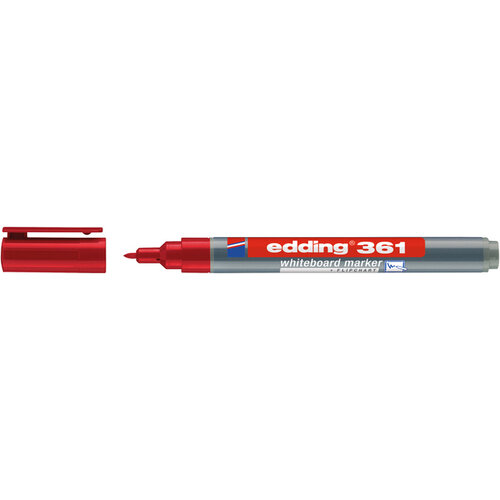 edding Whiteboardmarker edding 361 rond 1mm rood