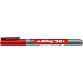 edding Whiteboardmarker edding 361 rond 1mm rood