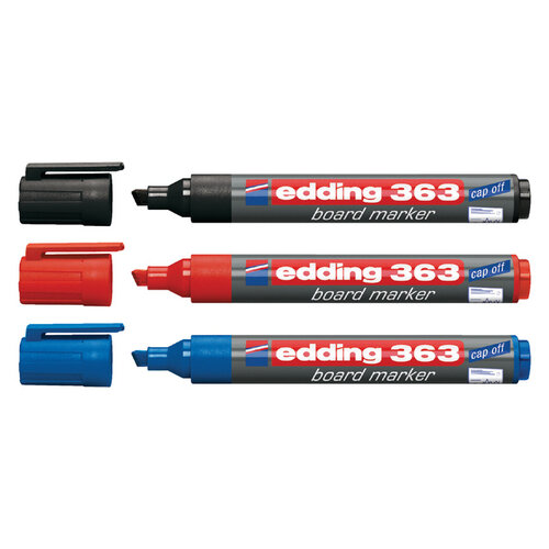 edding Whiteboardmarker edding 363 schuin 1-5mm zwart