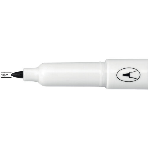 Nobo Marqueur tableau blanc Nobo Glide Fin noir 4 pièces