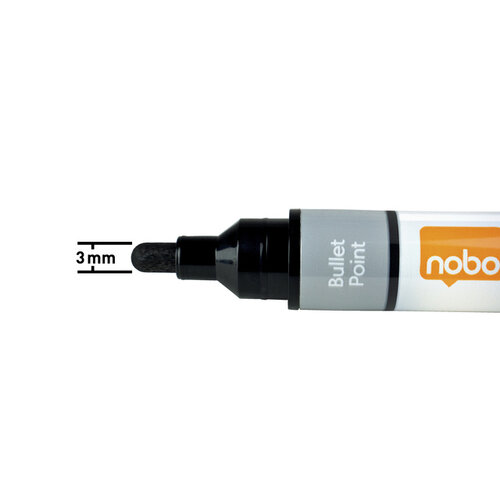 Nobo Marqueur tableau blanc Nobo Liquid Ink ogive 3mm assorti 10 pièces