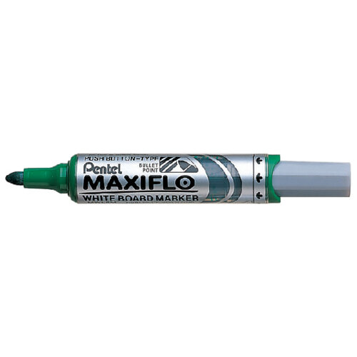 Pentel Whiteboardmarker Pentel MWL5M Maxiflo rond 3mm groen