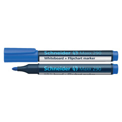 Whiteboardmarker Schneider Maxx 290 rond 2-3mm blauw