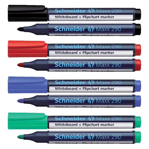 Schneider Whiteboardmarker Schneider Maxx 290 rond 2-3mm blauw