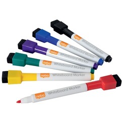 Marqueur tableau blanc Rexel Mini assorti 6 pièces