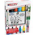 edding Marqueur chevalet edding 385 incl 380-383 assorti 6 pièces
