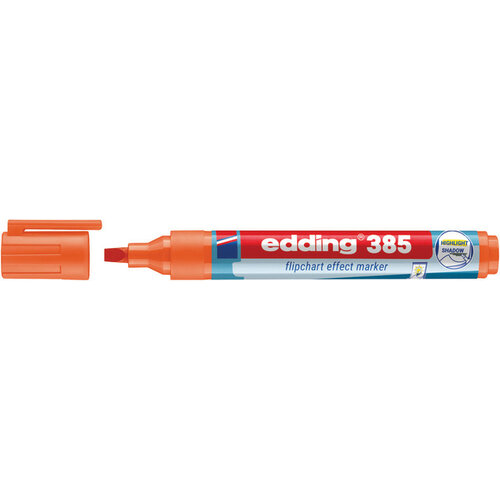 edding Viltstift edding 385 flipover penseelpunt oranje