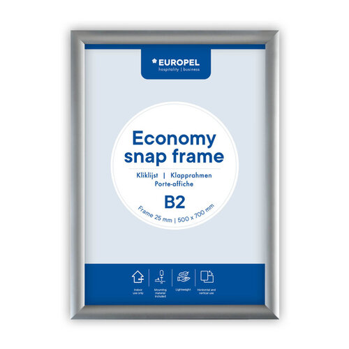 Europel Cadre clipsable Europel Economy B2 argent