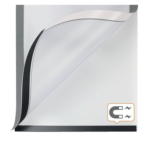 Nobo Porte-affiche Nobo magnétique autocollant A4 argent 2 pièces