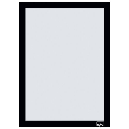 Nobo Porte-affiche Nobo magnétique autocollant A4 noir 2 pièces