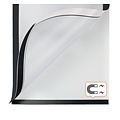 Nobo Porte-affiche Nobo magnétique autocollant A4 noir 2 pièces