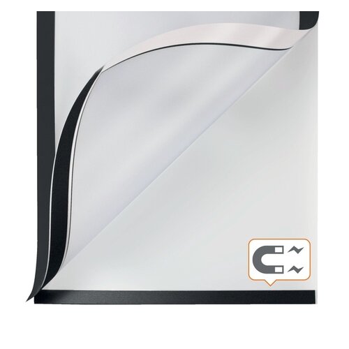Nobo Porte-affiche Nobo magnétique autocollant A4 noir 2 pièces