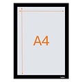 Nobo Porte-affiche Nobo magnétique autocollant A4 noir 2 pièces