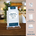 Europel Porte-brochures Europel ajustable A4, A5 1/3 A4