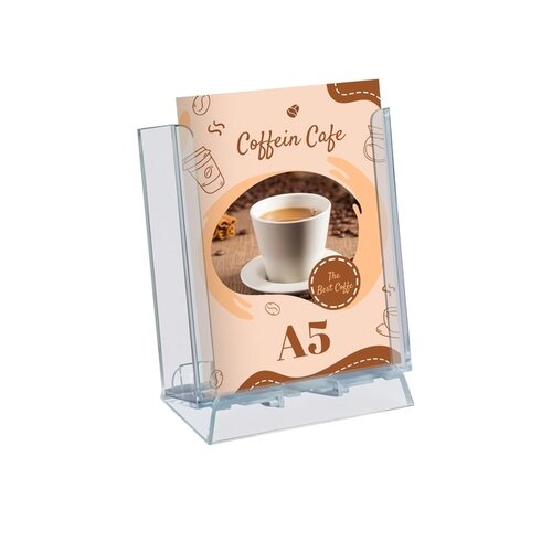 Europel Porte-brochures Europel ajustable A4, A5 1/3 A4