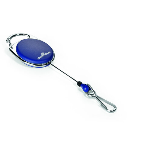 Durable Afrolmechanisme Durable Style met karabijnhaak blauw