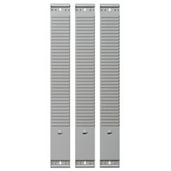 Planbordelement Djois formaat 3 77mm 35 sleuven grijs