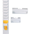 Djois Porte-fiche pour planning Djois 48mm gris