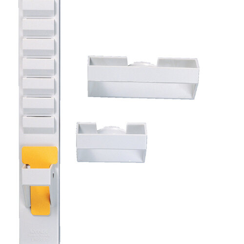 Djois Porte-fiche pour planning Djois 48mm gris