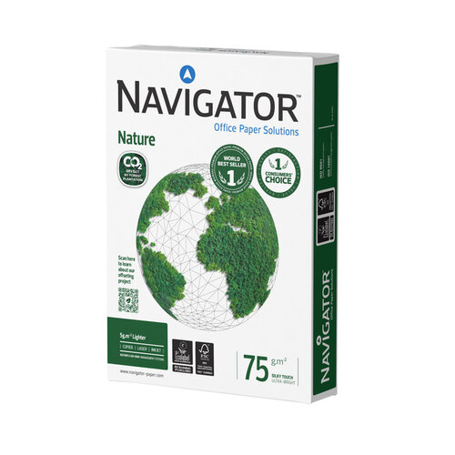Navigator Papier copieur Navigator Nature A4 75g blanc 500 feuilles