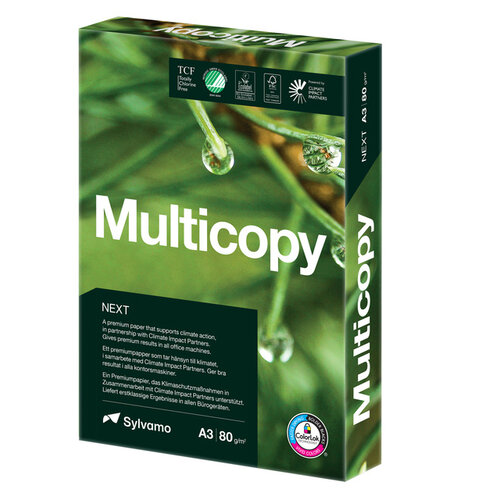 Multicopy Kopieerpapier Multicopy NEXT A3 80gr wit 500 vel